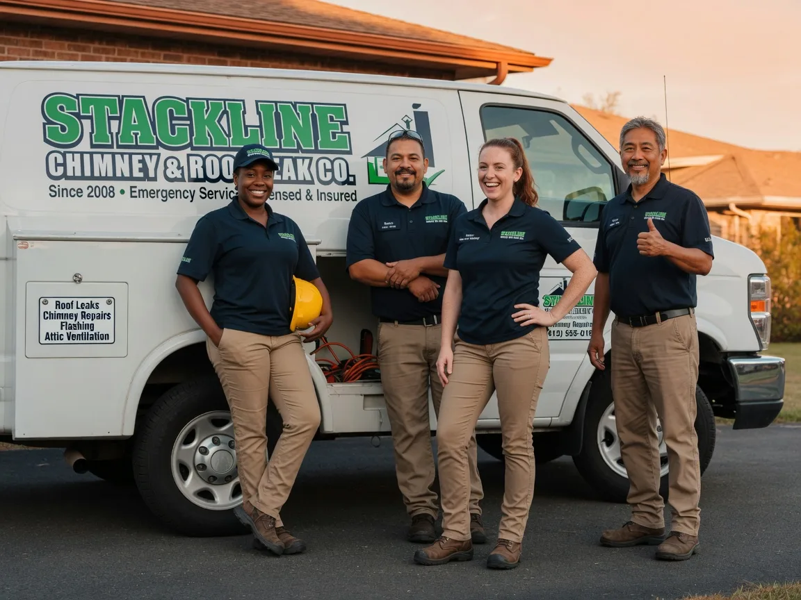 Chimney flashing repair company in Arnold, CA